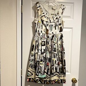 Kate Spade Artistic Print Dress